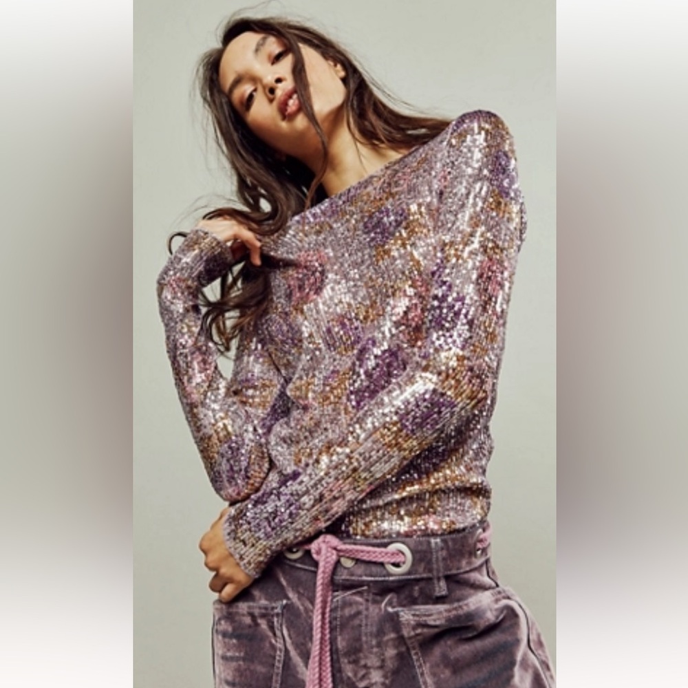 NWT Free People Moxie Flocked Pull-On Barrel Jeans: Ancient Pink Sz.26 Sold Out